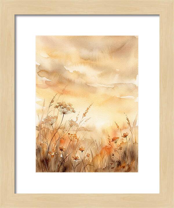 Tranquil Moments In Gold