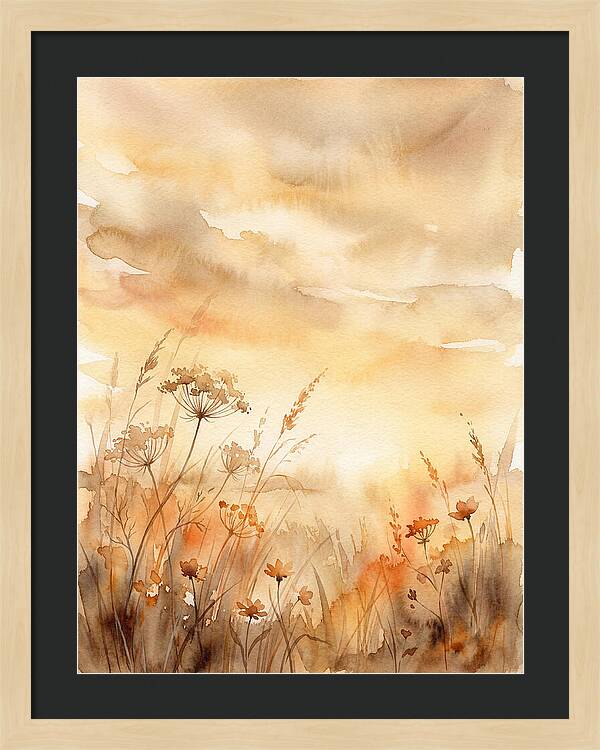 Tranquil Moments In Gold