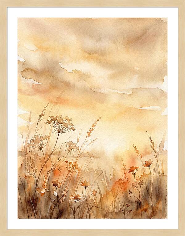 Tranquil Moments In Gold