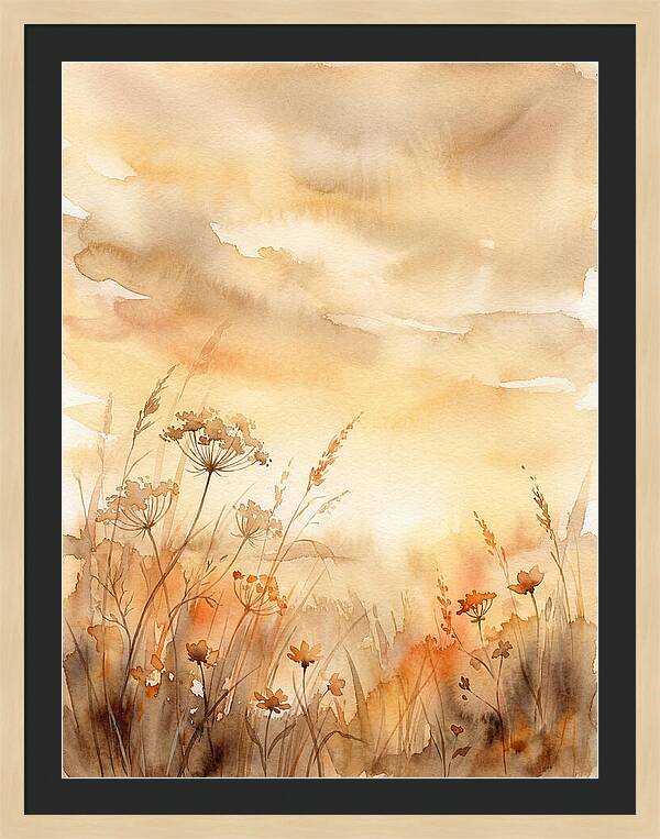 Tranquil Moments In Gold