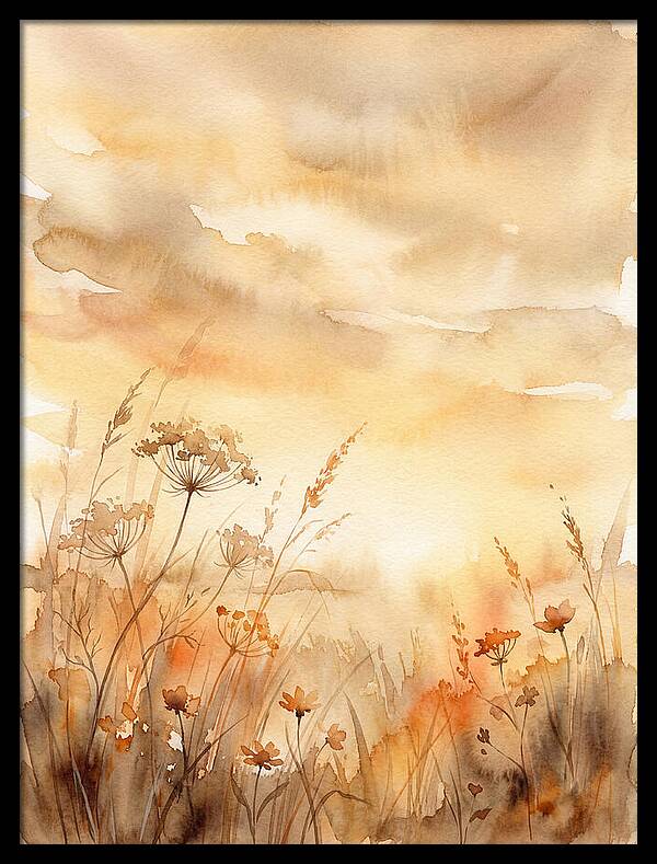 Tranquil Moments In Gold