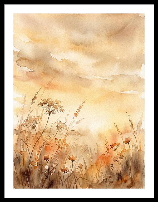 Tranquil Moments In Gold