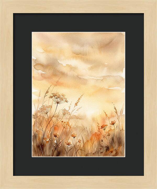 Tranquil Moments In Gold