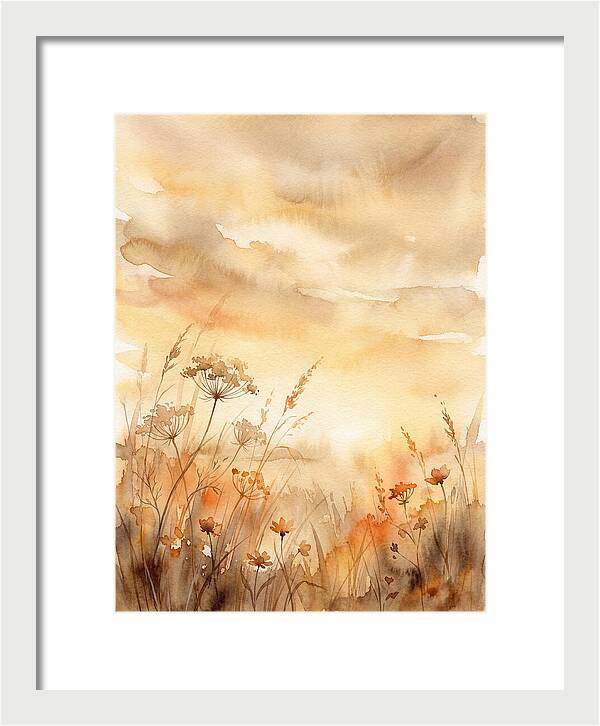 Tranquil Moments In Gold