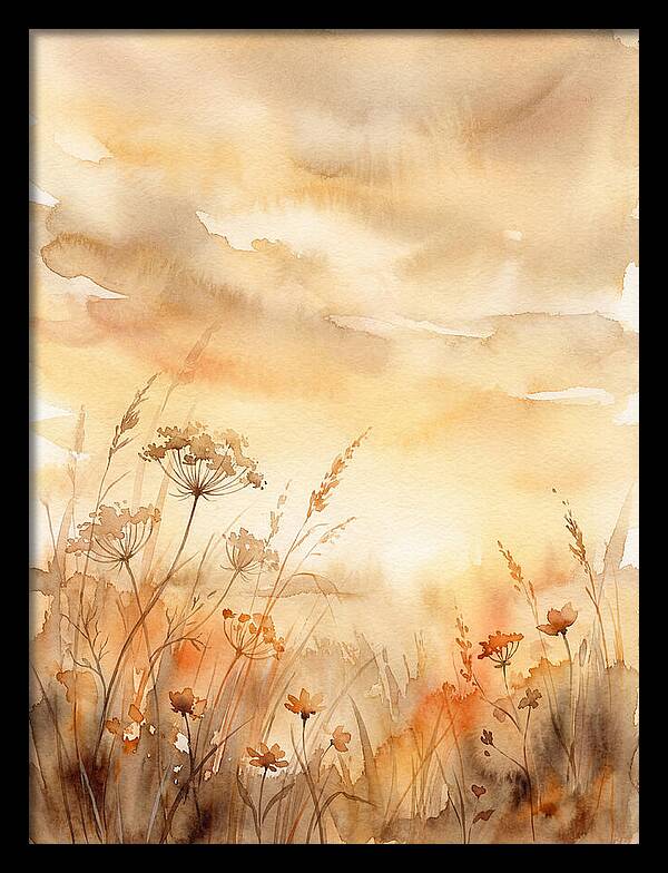 Tranquil Moments In Gold