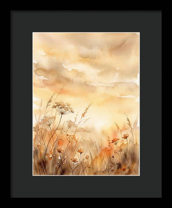 Tranquil Moments In Gold