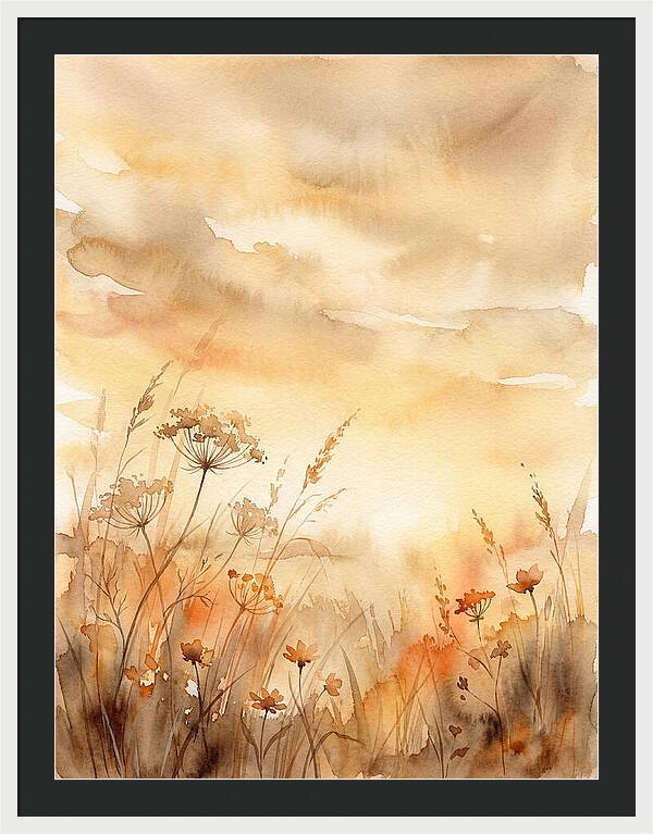 Tranquil Moments In Gold