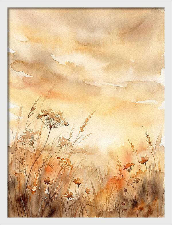 Tranquil Moments In Gold