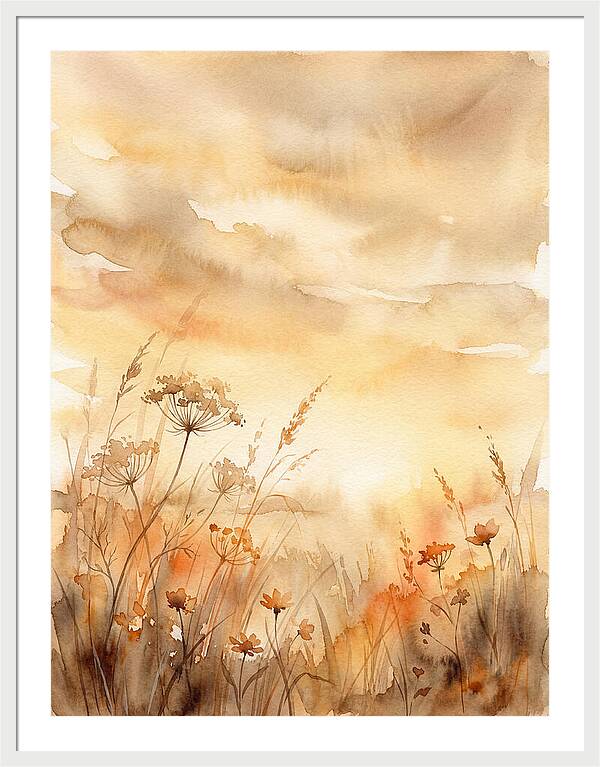 Tranquil Moments In Gold