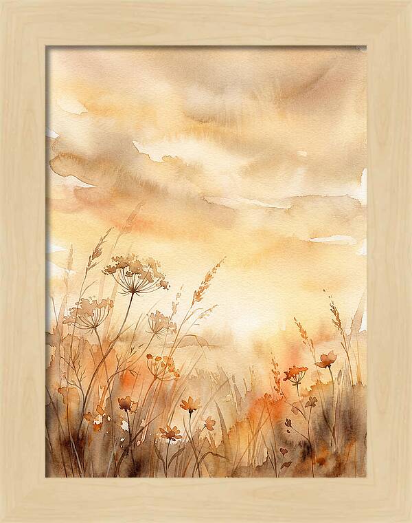 Tranquil Moments In Gold