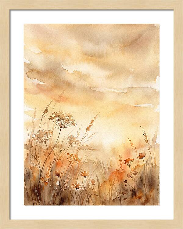 Tranquil Moments In Gold