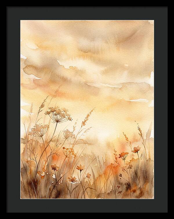Tranquil Moments In Gold