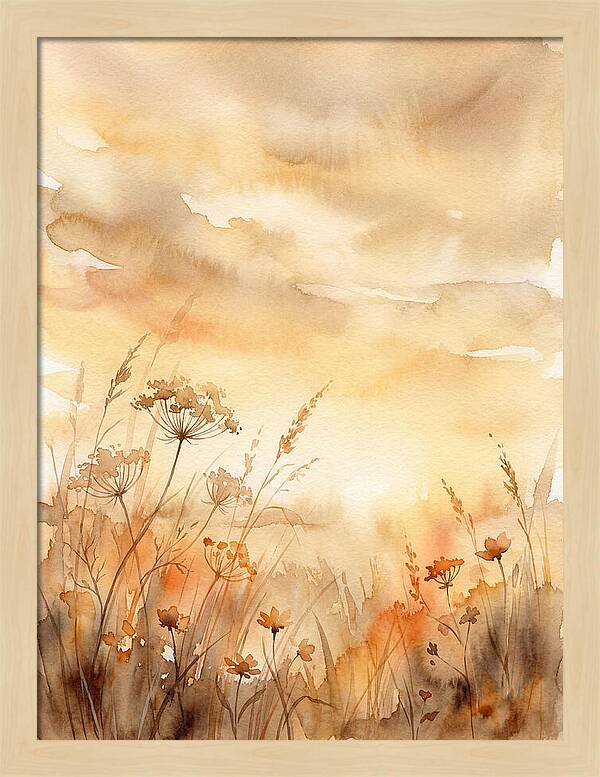 Tranquil Moments In Gold