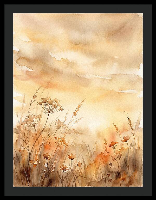 Tranquil Moments In Gold