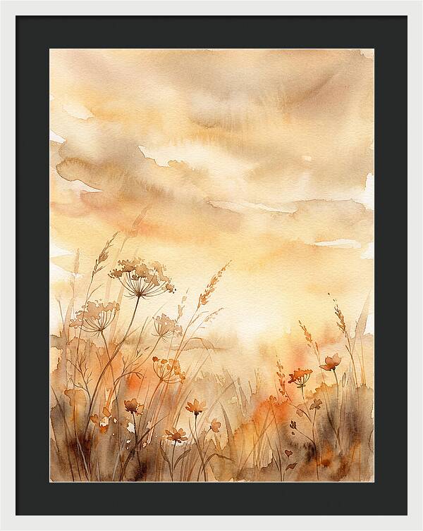 Tranquil Moments In Gold