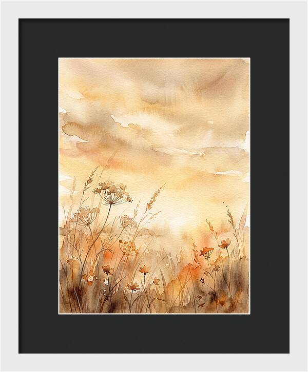Tranquil Moments In Gold