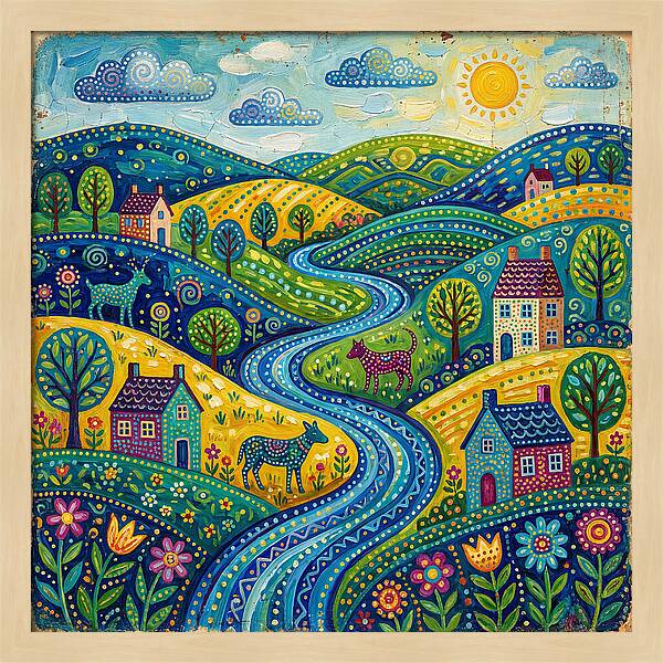 Tranquil Moments In The English Countryside