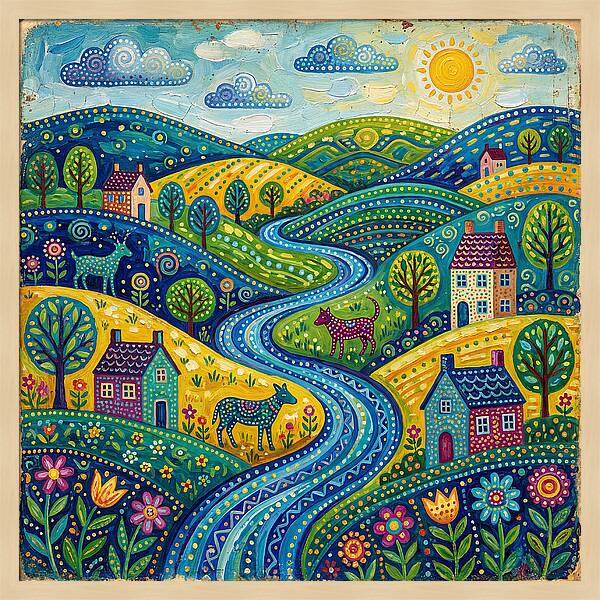 Tranquil Moments In The English Countryside