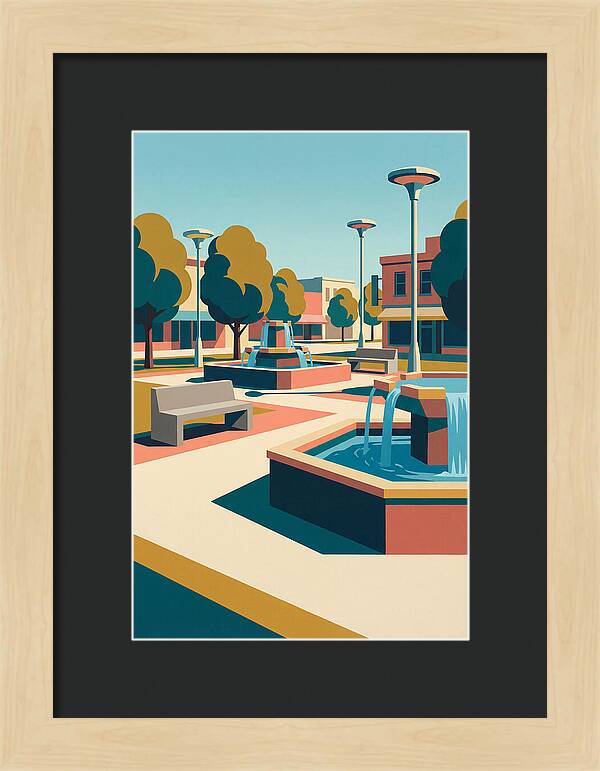Tranquil Moments In The Square
