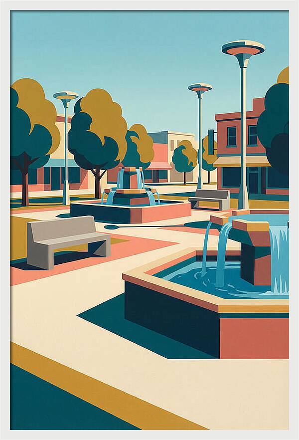 Tranquil Moments In The Square