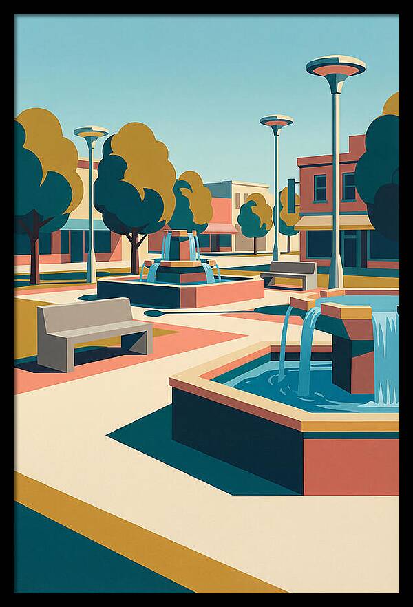 Tranquil Moments In The Square