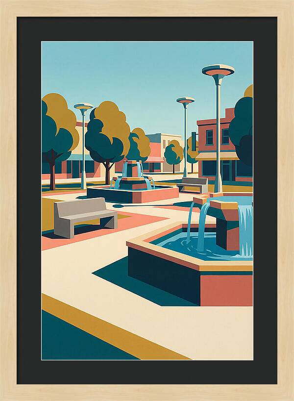 Tranquil Moments In The Square