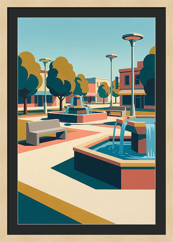 Tranquil Moments In The Square