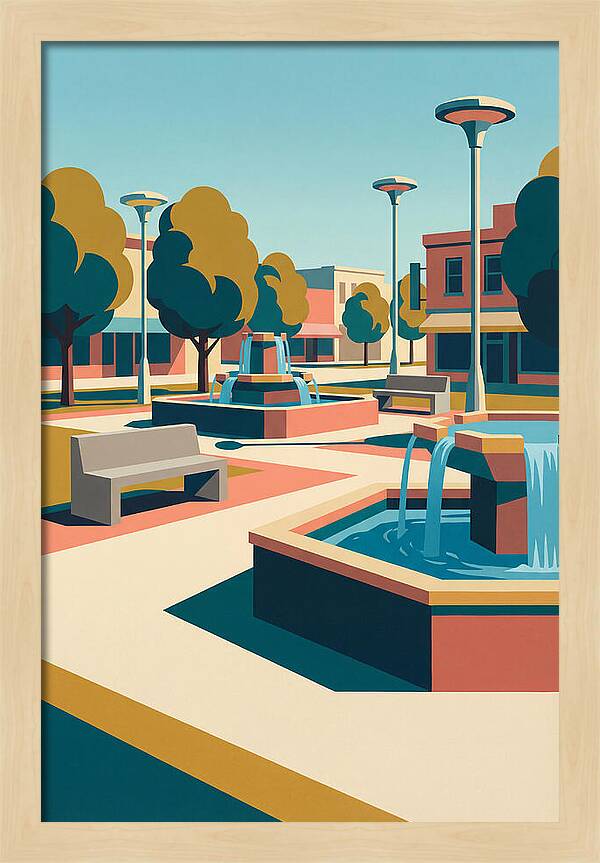 Tranquil Moments In The Square