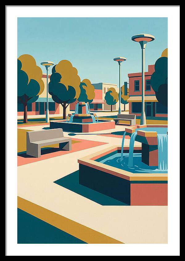 Tranquil Moments In The Square