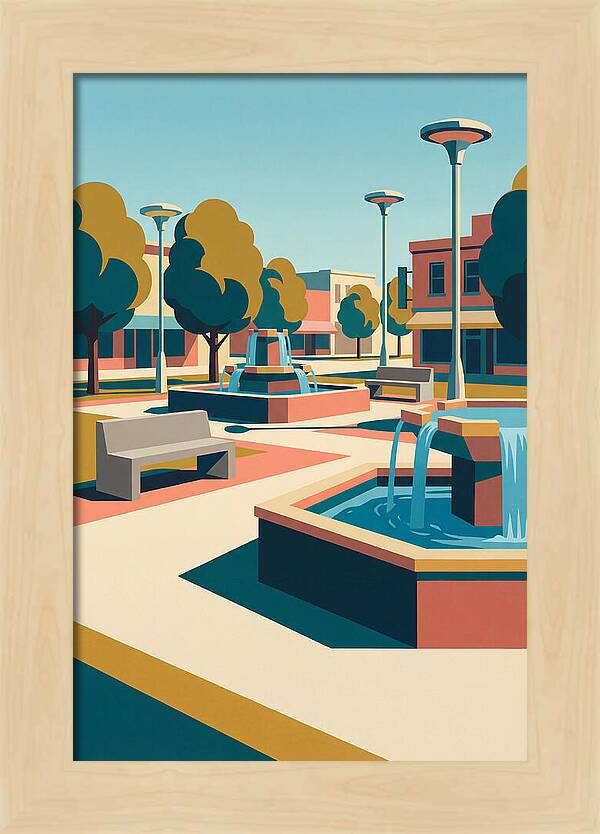 Tranquil Moments In The Square