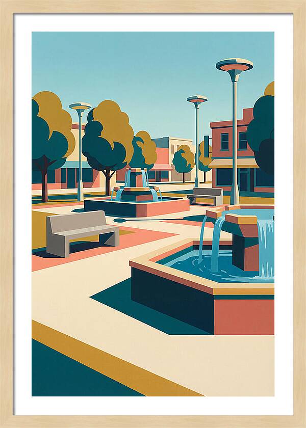 Tranquil Moments In The Square