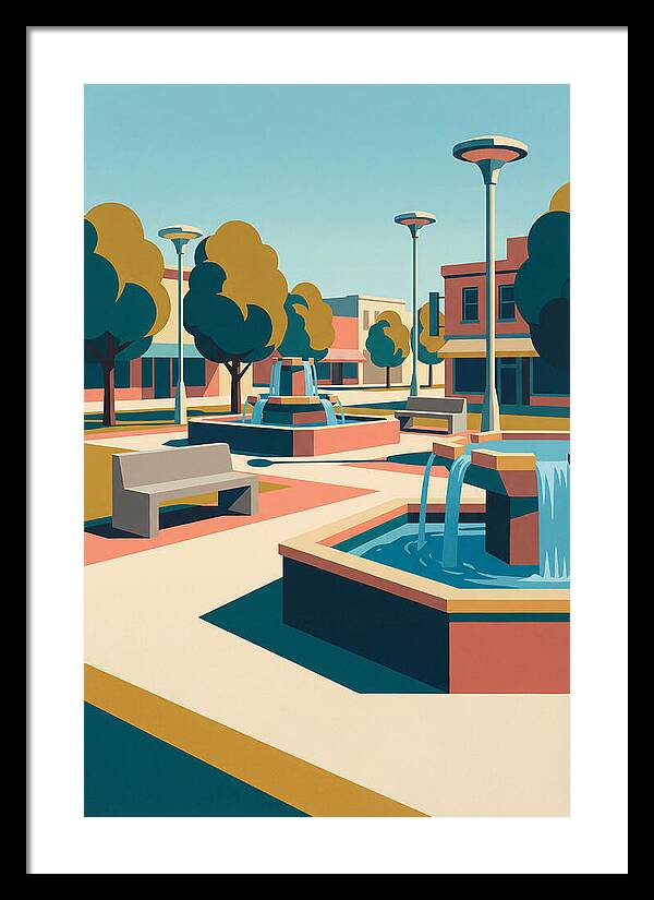 Tranquil Moments In The Square