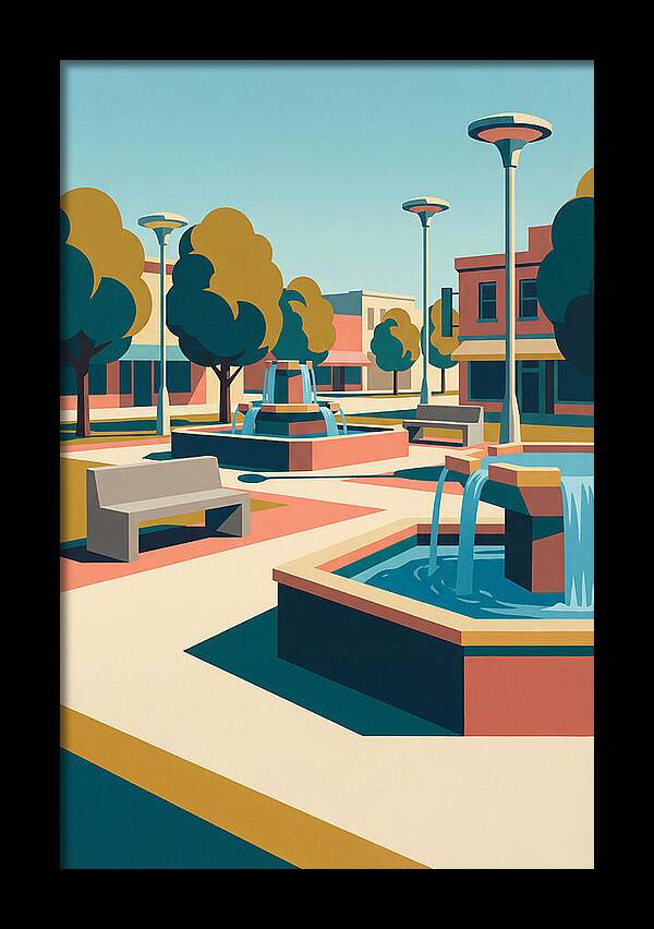 Tranquil Moments In The Square