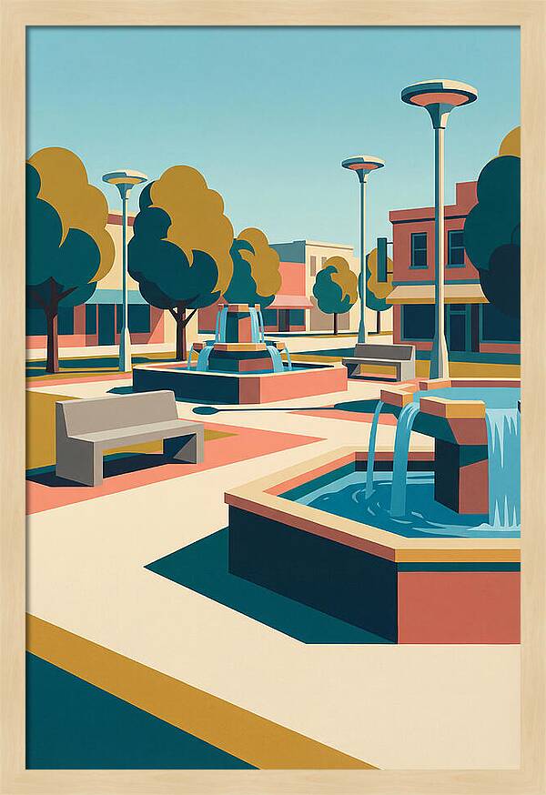 Tranquil Moments In The Square