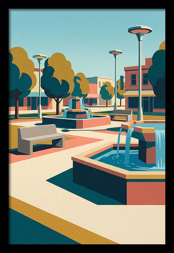 Tranquil Moments In The Square