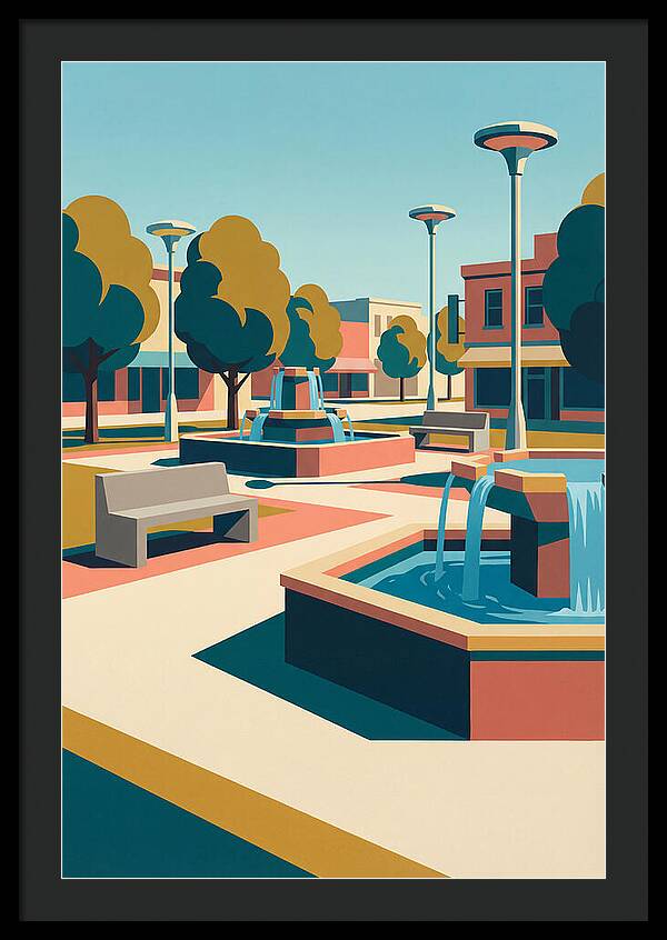 Tranquil Moments In The Square