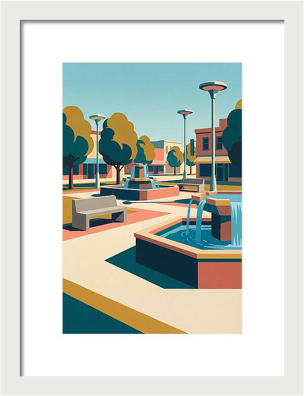 Tranquil Moments In The Square