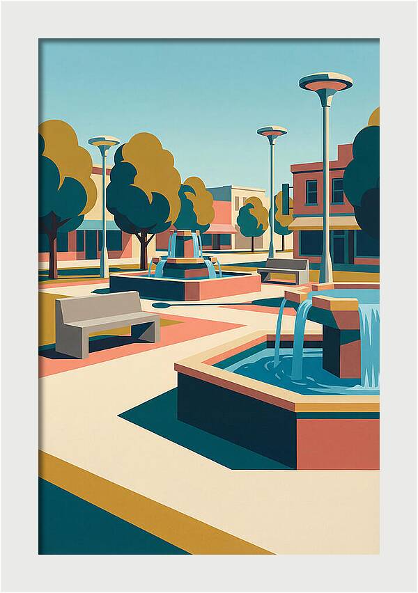 Tranquil Moments In The Square