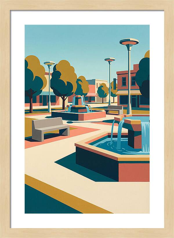 Tranquil Moments In The Square