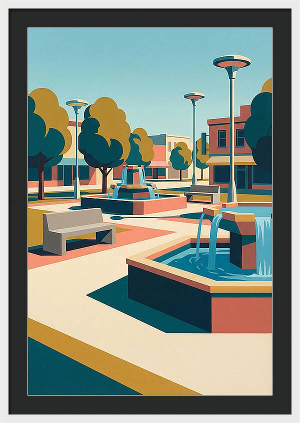 Tranquil Moments In The Square