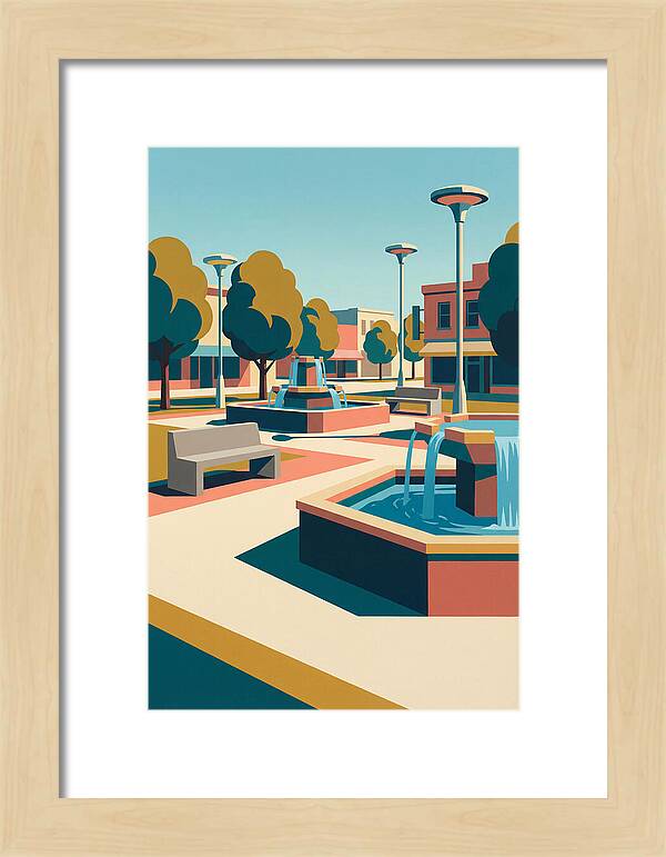 Tranquil Moments In The Square