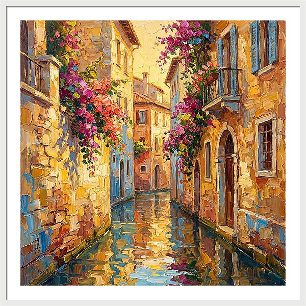 Tranquil Moments In Venice