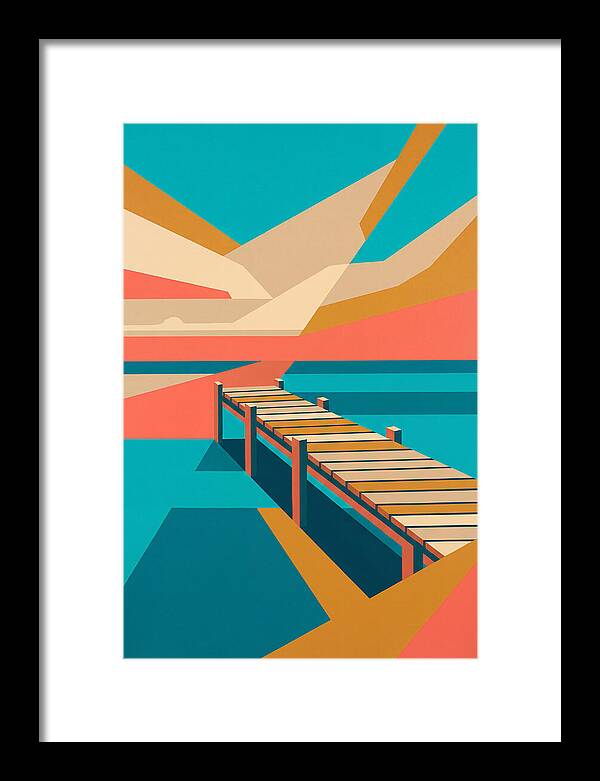 Tranquil Moments On The Pier