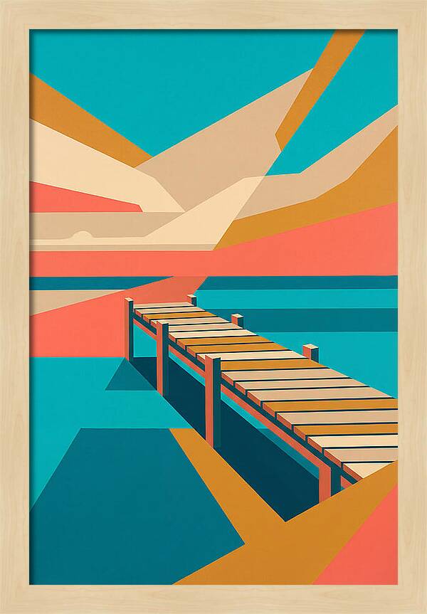Tranquil Moments On The Pier
