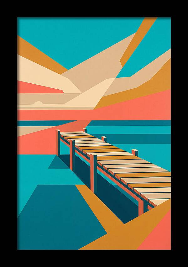 Tranquil Moments On The Pier