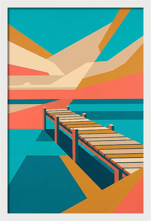 Tranquil Moments On The Pier