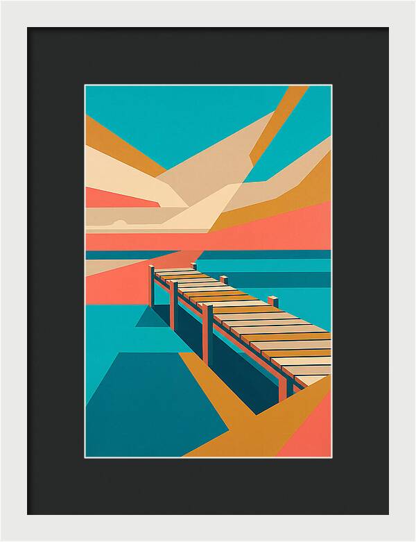 Tranquil Moments On The Pier