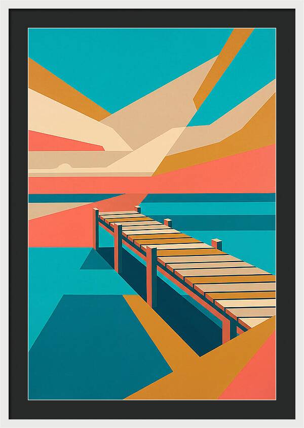 Tranquil Moments On The Pier