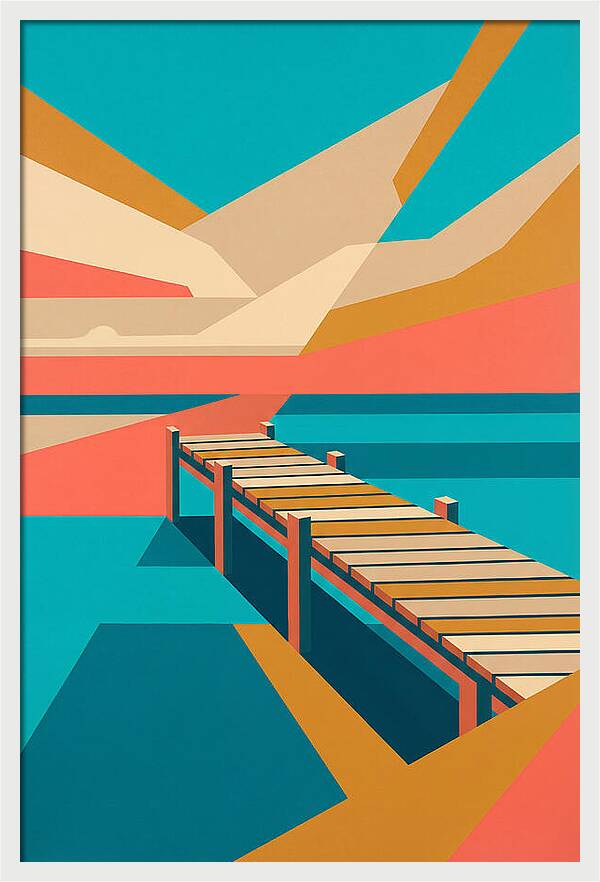 Tranquil Moments On The Pier