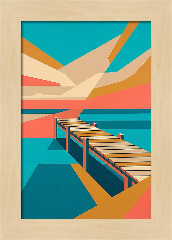 Tranquil Moments On The Pier